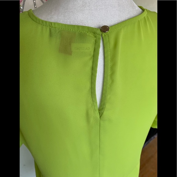 Vince Camuto high low pleat back blouse - Picture 6 of 11